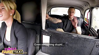 Licky Lex melts once the tattooed passenger takes over