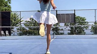 Beautiful tart breathtaking adult scene