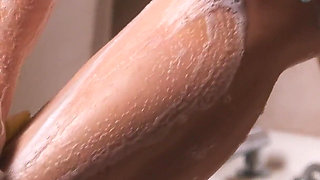 149. Wet & Soapy: Full Body Shower Wash with Big Natural Tits 60fps