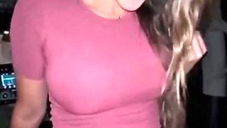 Cheating Big Bust MILF Car Hookup During Risky Night Passion