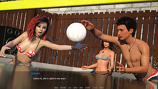 Become a rock star: horny wet people in bikini by the pool ep 62