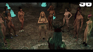 Taboo University - All the College Sorority Girls Strips Down Naked so Out Teacher Can Watch Us While Drinking Her Pee
