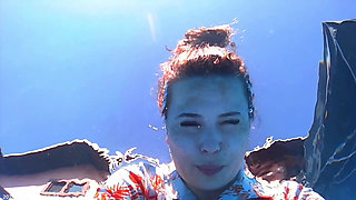 Long Breath Holding Underwater