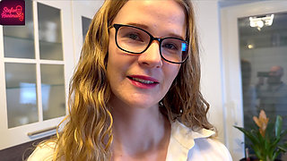 Slut Picked up in the Office and Persuaded to Blowjob! Full Load on the Office Slut!