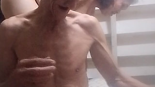 On top of my dick and face