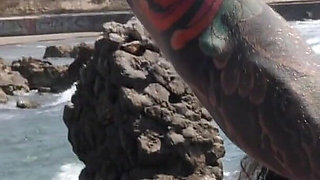 Fucking Latina on the Beach