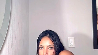 Horny Sexy Latina Fucking Her New Dildo Till She Squirts