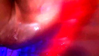Monika Fox Anal Rides On Gigant Dildo With Big Prolapse &