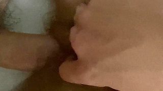 Sticking Cock and Finger Until She Cums