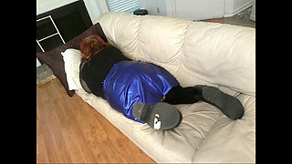 Nurse Vicki Models Her Sexy Outfit Ending with a Candy Cane for Christmas!