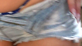 American Bimbo Gets Fucked and Sucks Cock Before 4th of July Pool Party