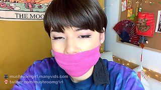 POV bondage game with sweet asian girl