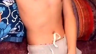 Chinese Twink Masturbates on Cam