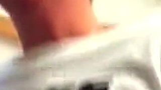 Mature Slut Stuffs Dildo Deep in Dripping Pussy on Stairs