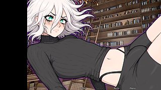 Chased by femboy trio in this steamy manga scene