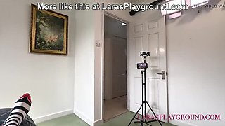 Mature British MILF Lara Latex Gets Mouth Filled by Old Jim’s Big Cock - POV Blowjob & Cowgirl Sex