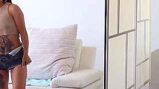 Latina on Her Own Dating Show. Aska and 4 Guys at Fakings