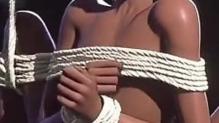 Thin Black African Slave Tied up - Horny & Begging for Dick