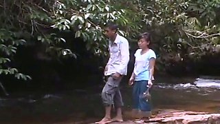 Hmong Amateur Adult Video in a Bikini Outdoors