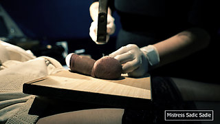 First Time Ball Nailing and Needles Through Gland