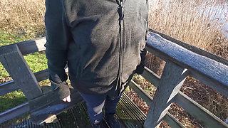Ass and Titspanking in Nature