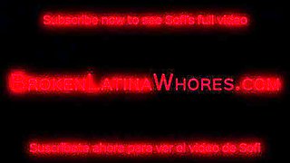 Young Latina Sofi Gets Broken By 2 Guys in Rough Threesome
