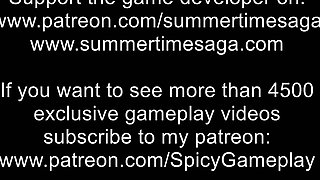 Summertime saga: his new roommate is a hot MILF with big boobs ep 124