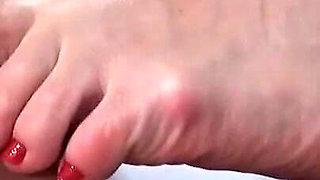 Hot Wife Steps on Dick with High Heels!