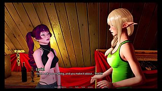 Wet anime scene with rectal action and a deep cumshot