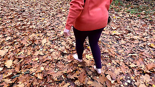 Walking Naked Through the Woods After Her Vagina Slapping
