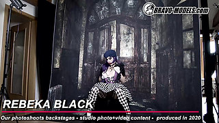386-Backstage photoshoot Rebeka Black - Adult