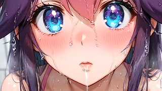 Pink Pockets Monster Girl Masturbates Legs Spread on the Floor Aheago