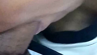 Girlfriend on Her Knees Blowjob