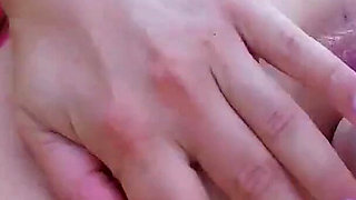 Skinny step sister teens having lesbian sex with huge toy