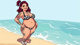 Ai Tattoo Art Curvy Bikini Women