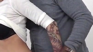 Tattooed horny wife anally banged by a big black cock