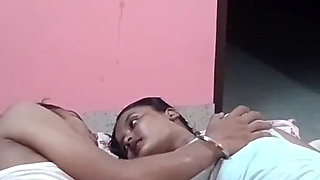 Wife Enjoy with Husband and His Friend Husband Wake up for Threesome Part 1