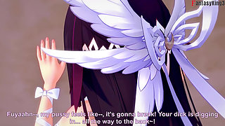 Columbina blowjob - Genshin Impact