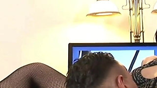 Renata black cuckolds her husband when he returns unexpectedly