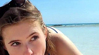 Sexy Teen Brunette Chick Handjobs POV