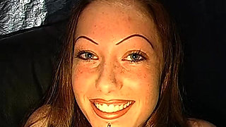 Ggg John Thompson - Filthy Brunette in Wild Bukkake Gangbang Cum Flood