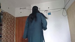 Shy Muslim Girl Slowly Removes Burqa - Desi Village Bhabhi Solo