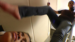 Lesbian Karateke Big Feet - Agressive and Sensational