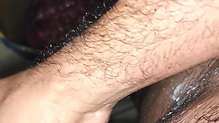 Gay man is alone at home and masturbates in the shower because his partner is not there