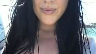 Angela White Sucks In Public Before Anal Amateur Threesome