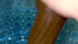 First Time Ever Using a BBC Dildo