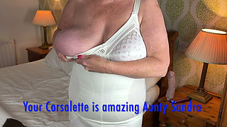 Vgq48 Aunty Sandra Wearing Her Classic Vintage Corsalette