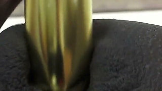 Ebony Pearl Vibrator Fucking