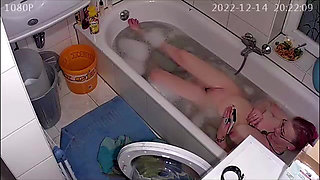 Caught Taking a Bath (no Sound)