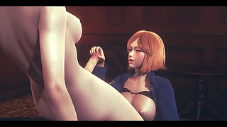 Jujutsu Kaisen Hentai - Nobara Handjob and 69 with Futanari - Japanese Asian Manga Anime Film Game Porn